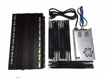 2 Watt Cell Phone Signal Jammer 16 Bands GSM CDMA 3G 4G GPS WiFi Signal EST-502F16