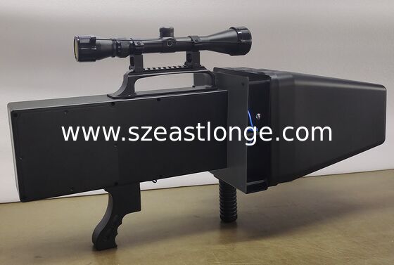 ハンドヘルド ハイパワー マルチチャネル フライング FPV ドローン ブロッカー ドローンの信号障害のための内蔵バッテリー