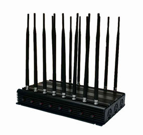 2 Watt Cell Phone Signal Jammer 16 Bands GSM CDMA 3G 4G GPS WiFi Signal EST-502F16