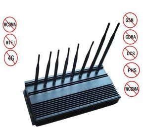 8本のアンテナ高い発電の妨害機、WIFIのブロッカー高い発電の携帯電話の妨害機